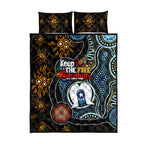 NAIDOC Week 2024 Aussie Aboriginal Quilt Bed Set Sparks of Fire