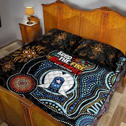 NAIDOC Week 2024 Aussie Aboriginal Quilt Bed Set Sparks of Fire