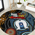 NAIDOC Week 2024 Aussie Aboriginal Round Carpet Sparks of Fire