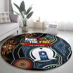 NAIDOC Week 2024 Aussie Aboriginal Round Carpet Sparks of Fire