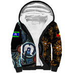 NAIDOC Week 2024 Aussie Aboriginal Sherpa Hoodie Sparks of Fire