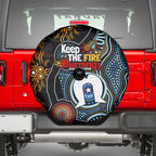 NAIDOC Week 2024 Aussie Aboriginal Spare Tire Cover Sparks of Fire