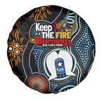 NAIDOC Week 2024 Aussie Aboriginal Spare Tire Cover Sparks of Fire