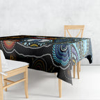 NAIDOC Week 2024 Aussie Aboriginal Tablecloth Sparks of Fire