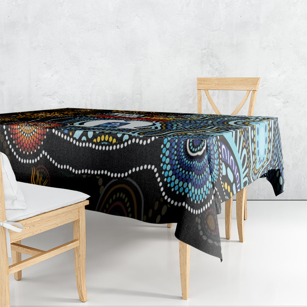 NAIDOC Week 2024 Aussie Aboriginal Tablecloth Sparks of Fire