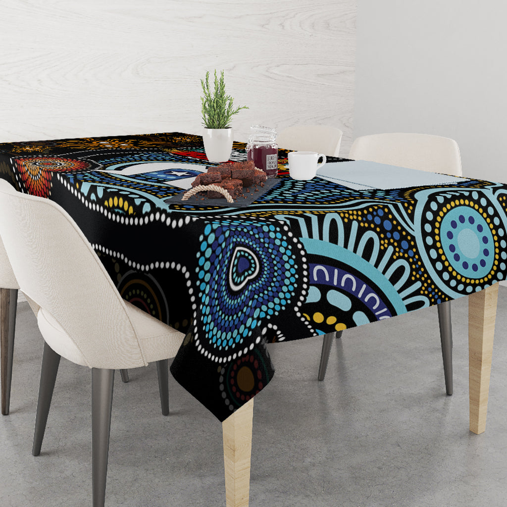 NAIDOC Week 2024 Aussie Aboriginal Tablecloth Sparks of Fire