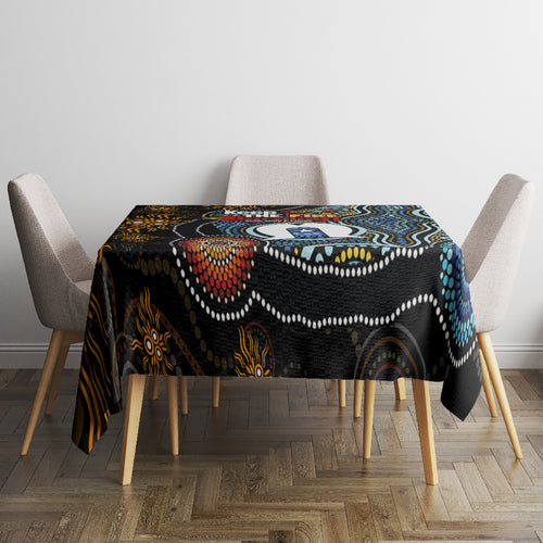 NAIDOC Week 2024 Aussie Aboriginal Tablecloth Sparks of Fire