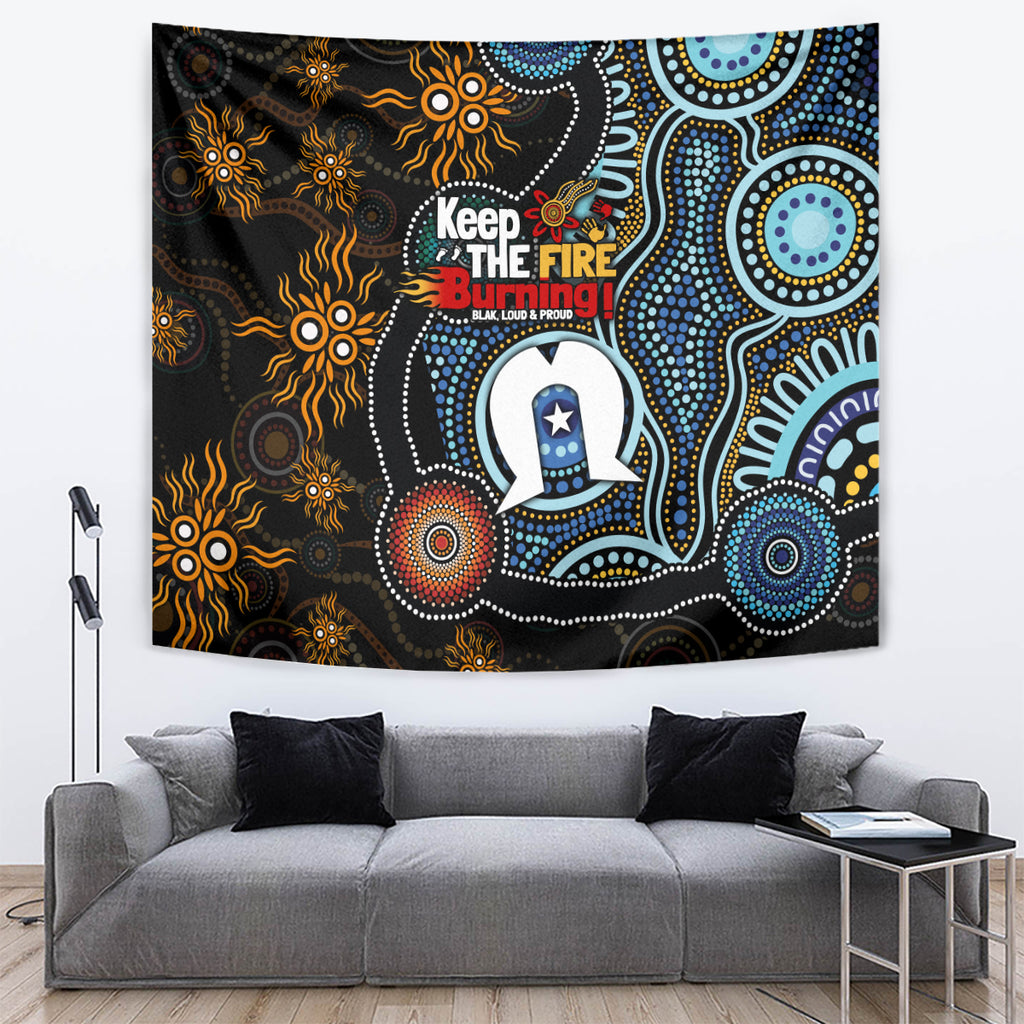 NAIDOC Week 2024 Aussie Aboriginal Tapestry Sparks of Fire