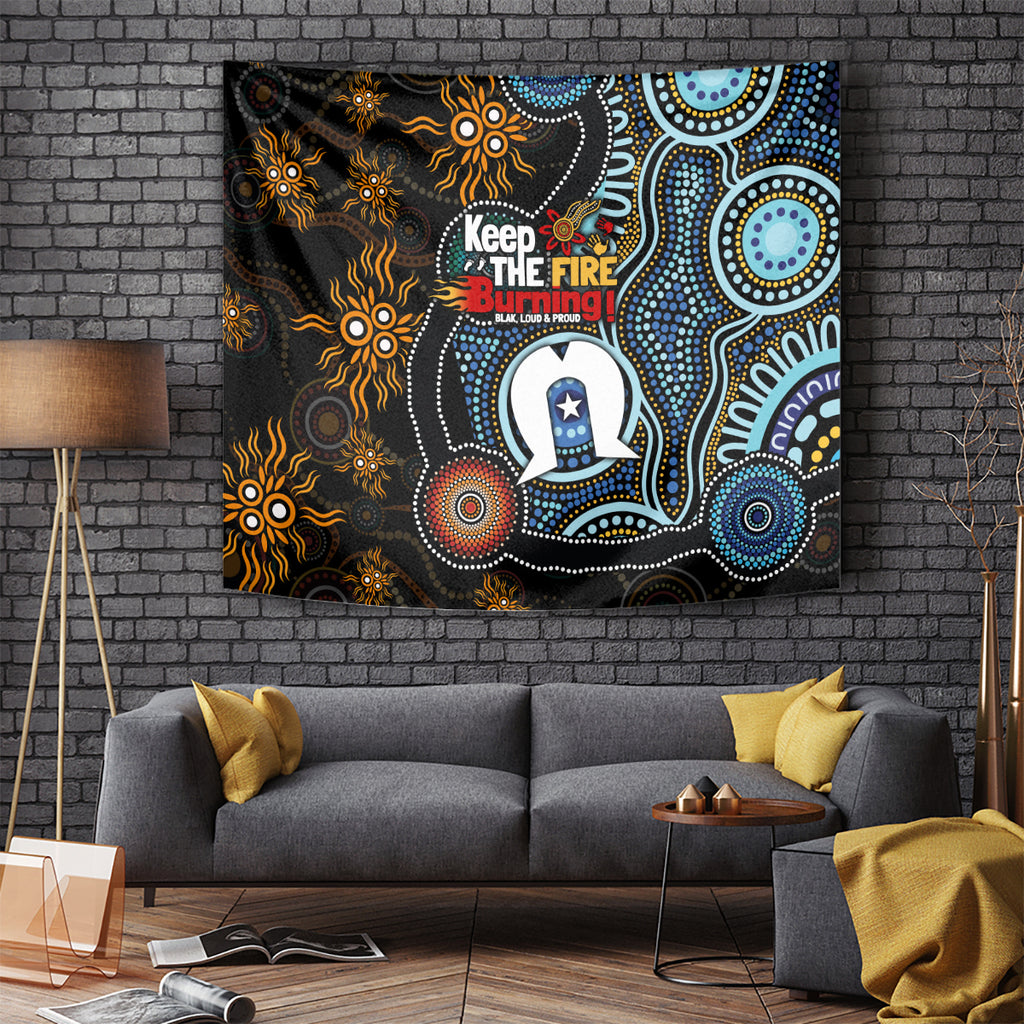 NAIDOC Week 2024 Aussie Aboriginal Tapestry Sparks of Fire