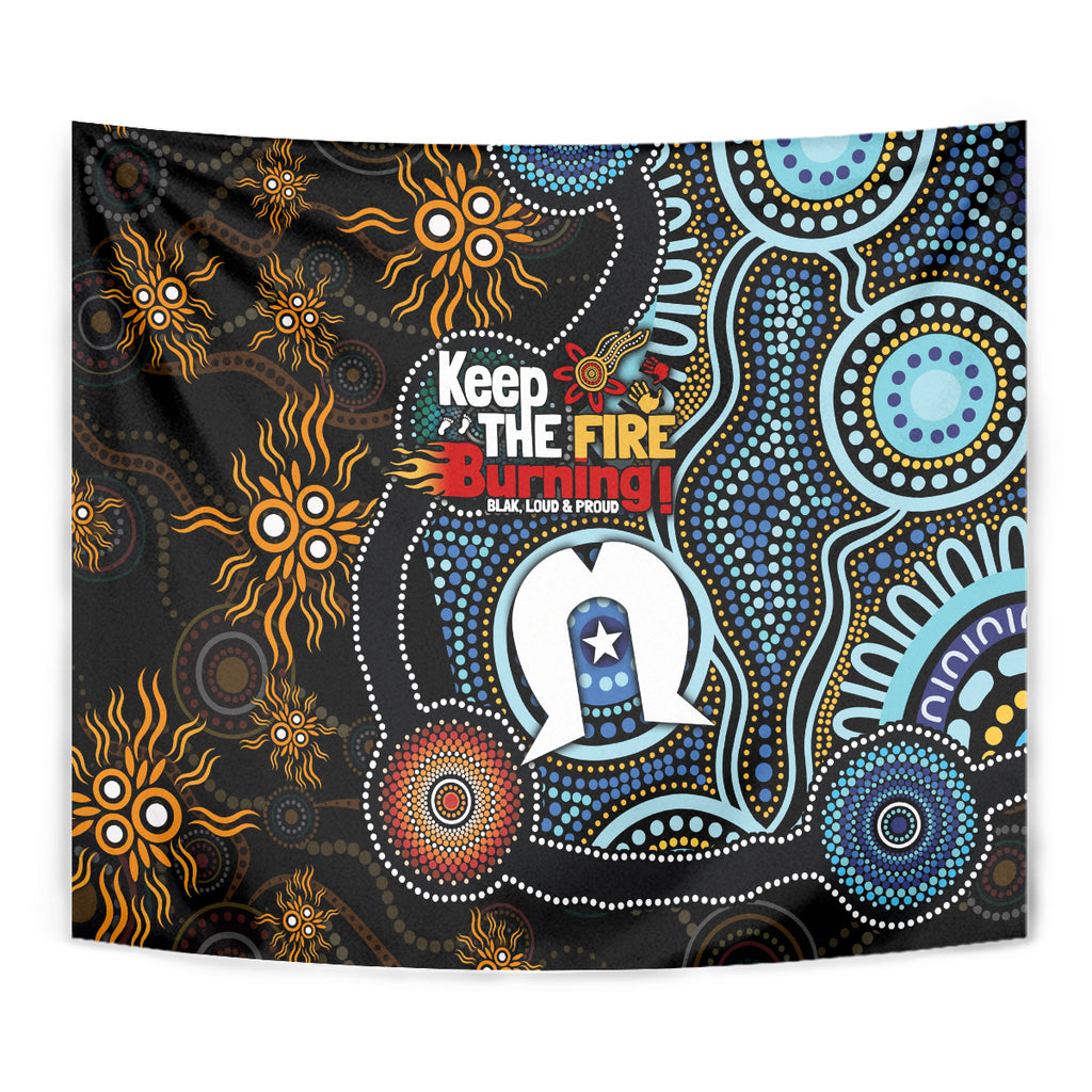 NAIDOC Week 2024 Aussie Aboriginal Tapestry Sparks of Fire