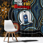 NAIDOC Week 2024 Aussie Aboriginal Window Curtain Sparks of Fire
