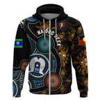 NAIDOC Week 2024 Aussie Aboriginal Zip Hoodie Sparks of Fire