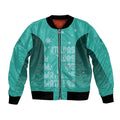 Australia Soccer Matildas Custom Bomber Jacket Turquoise Basic Gradient