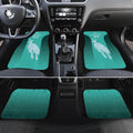 Australia Soccer Matildas Custom Car Mats Turquoise Basic Gradient