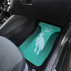 Australia Soccer Matildas Custom Car Mats Turquoise Basic Gradient