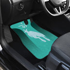 Australia Soccer Matildas Custom Car Mats Turquoise Basic Gradient