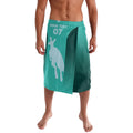 Australia Soccer Matildas Custom Lavalava Turquoise Basic Gradient