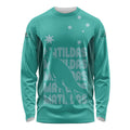 Australia Soccer Matildas Custom Long Sleeve Shirt Turquoise Basic Gradient