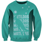 Australia Soccer Matildas Custom Sweatshirt Turquoise Basic Gradient