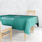 Australia Soccer Matildas Custom Tablecloth Turquoise Basic Gradient