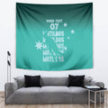 Australia Soccer Matildas Custom Tapestry Turquoise Basic Gradient