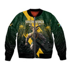 Personalised South Africa Rugby Bomber Jacket Proud Bokke We Are Champions