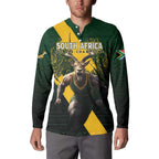 Personalised South Africa Rugby Button Sweatshirt Proud Bokke We Are Champions