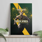 Personalised South Africa Rugby Canvas Wall Art Proud Bokke We Are Champions