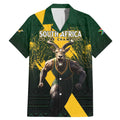 Personalised South Africa Rugby Family Matching Mermaid Dress and Hawaiian Shirt Proud Bokke We Are Champions