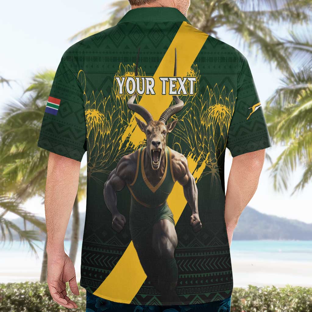 Personalised South Africa Rugby Hawaiian Shirt Proud Bokke We Are Champions