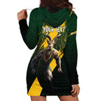 Personalised South Africa Rugby Hoodie Dress Proud Bokke We Are Champions