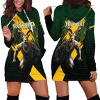 Personalised South Africa Rugby Hoodie Dress Proud Bokke We Are Champions