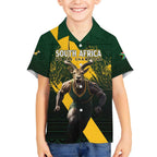 Personalised South Africa Rugby Kid Hawaiian Shirt Proud Bokke We Are Champions