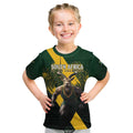 Personalised South Africa Rugby Kid T Shirt Proud Bokke We Are Champions