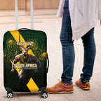 Personalised South Africa Rugby Luggage Cover Proud Bokke We Are Champions