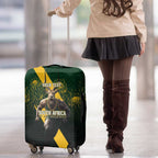 Personalised South Africa Rugby Luggage Cover Proud Bokke We Are Champions