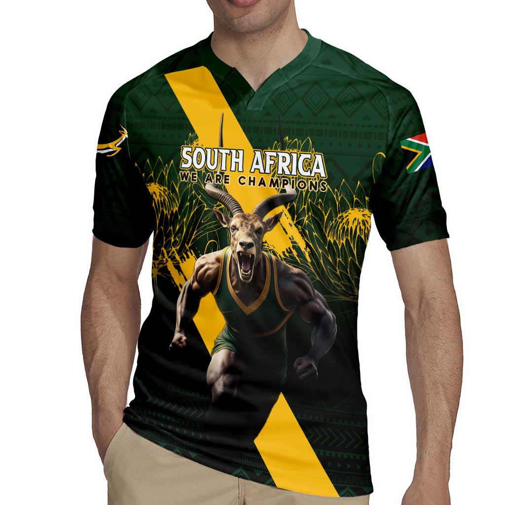 Personalised South Africa Rugby Rugby Jersey Proud Bokke We Are Champions