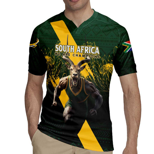 Personalised South Africa Rugby Rugby Jersey Proud Bokke We Are Champions