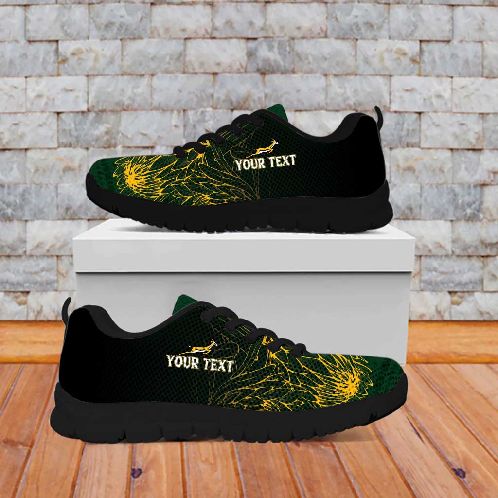 Personalised South Africa Rugby Sneakers Proud Bokke We Are Champions