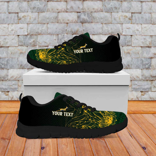 Personalised South Africa Rugby Sneakers Proud Bokke We Are Champions