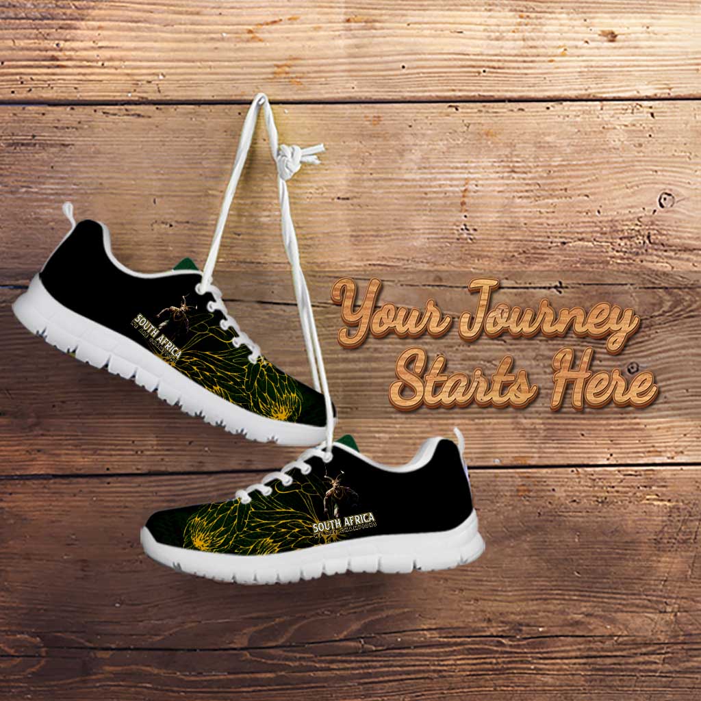 Personalised South Africa Rugby Sneakers Proud Bokke We Are Champions