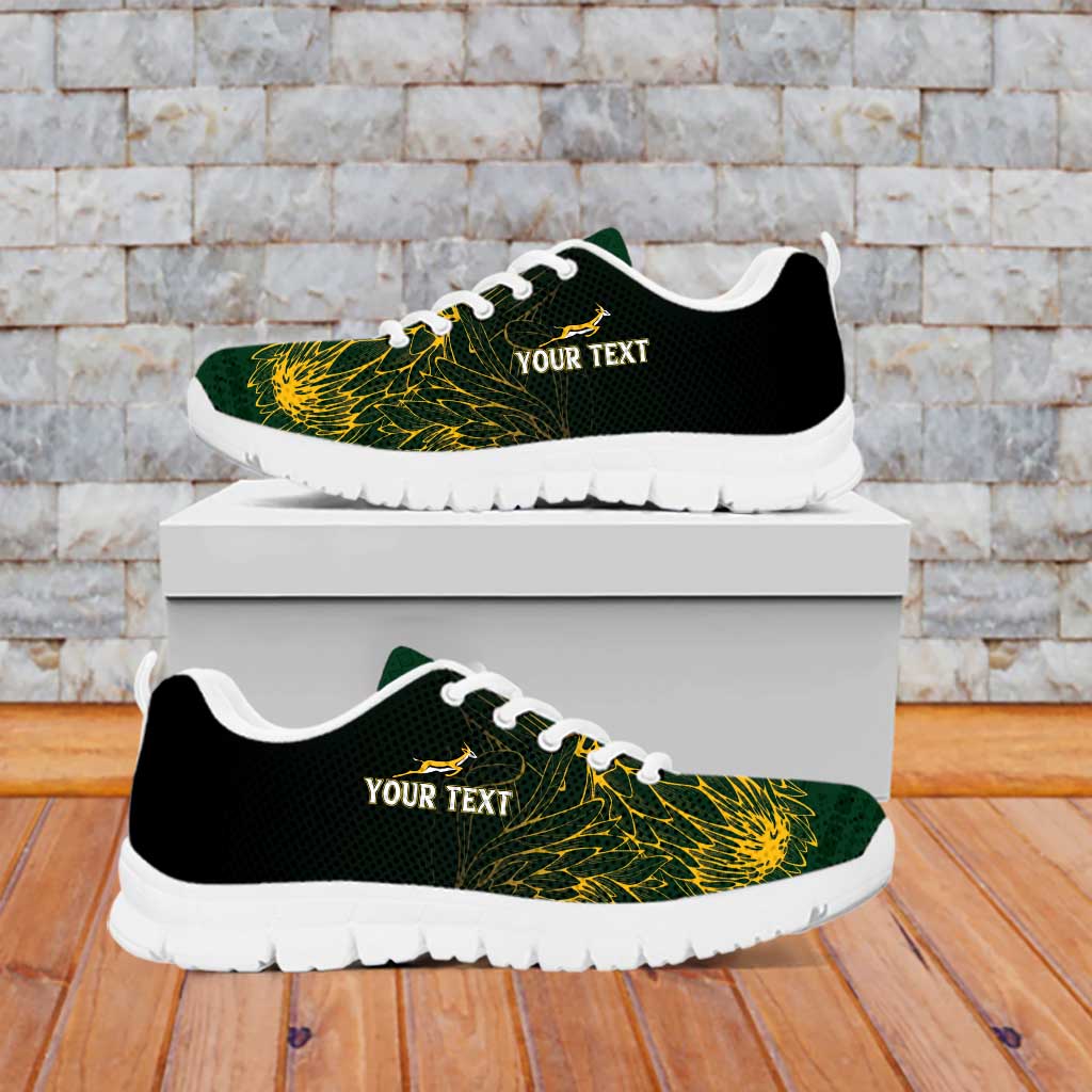 Personalised South Africa Rugby Sneakers Proud Bokke We Are Champions