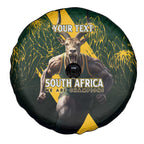 Personalised South Africa Rugby Spare Tire Cover Proud Bokke We Are Champions