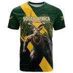 Personalised South Africa Rugby T Shirt Proud Bokke We Are Champions