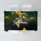 Personalised South Africa Rugby Tablecloth Proud Bokke We Are Champions