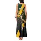 Personalised South Africa Rugby Tank Maxi Dress Proud Bokke We Are Champions