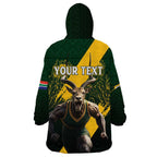 Personalised South Africa Rugby Wearable Blanket Hoodie Proud Bokke We Are Champions