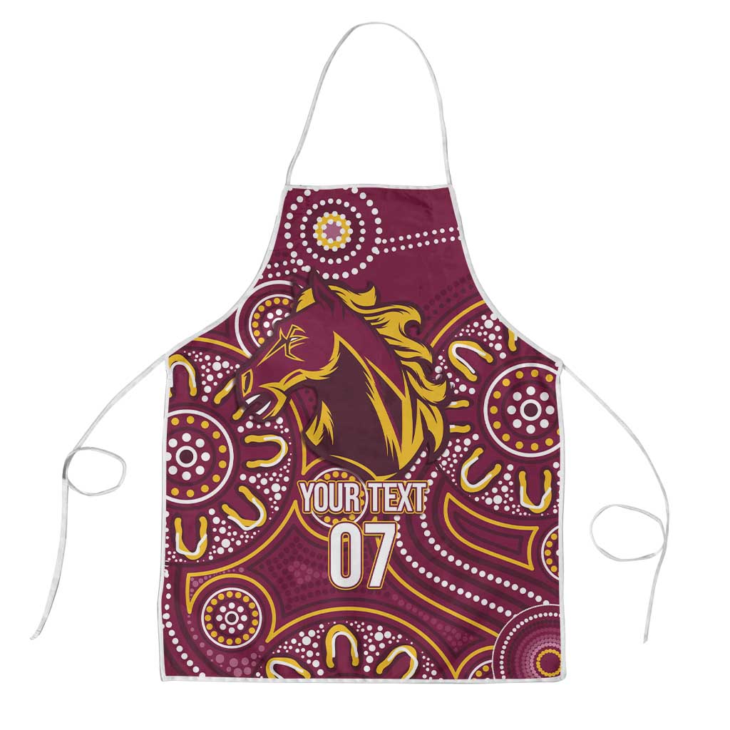 Brisbane Rugby NRL Custom Indigenous Apron The Mighty Broncos - Aussie Hoodie