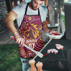 Brisbane Rugby NRL Custom Indigenous Apron The Mighty Broncos - Aussie Hoodie