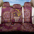 Brisbane Rugby NRL Custom Indigenous Back Car Seat Cover The Mighty Broncos - Aussie Hoodie